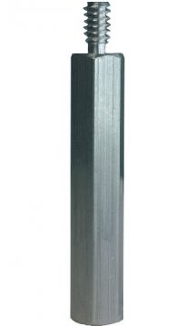 Metal Hex Spacer - 1-3/8" (#6-32 Thread, Male/Female)